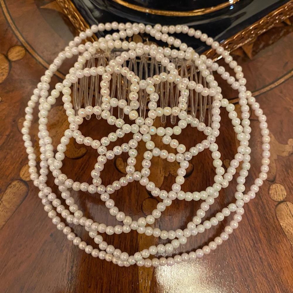 New handmade beaded kippah judaica
